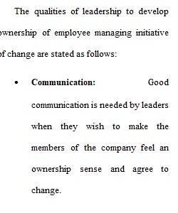 Leading Organizational Change_Week 5 Discussion 2
